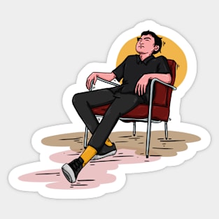 Enjoy Throne Sticker